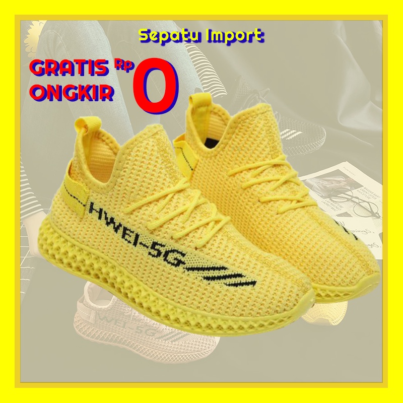 Sepatu Sneakers Wanita Import Korea Sepatu Snekers Snakers Wanita Kekinian Impor Terbaru Hwei