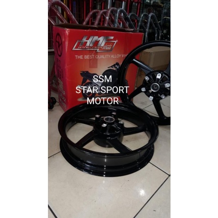 VELG RACING HMF HONDA MEGAPRO NEW CB 150 R TAPAK LEBAR TEBAL