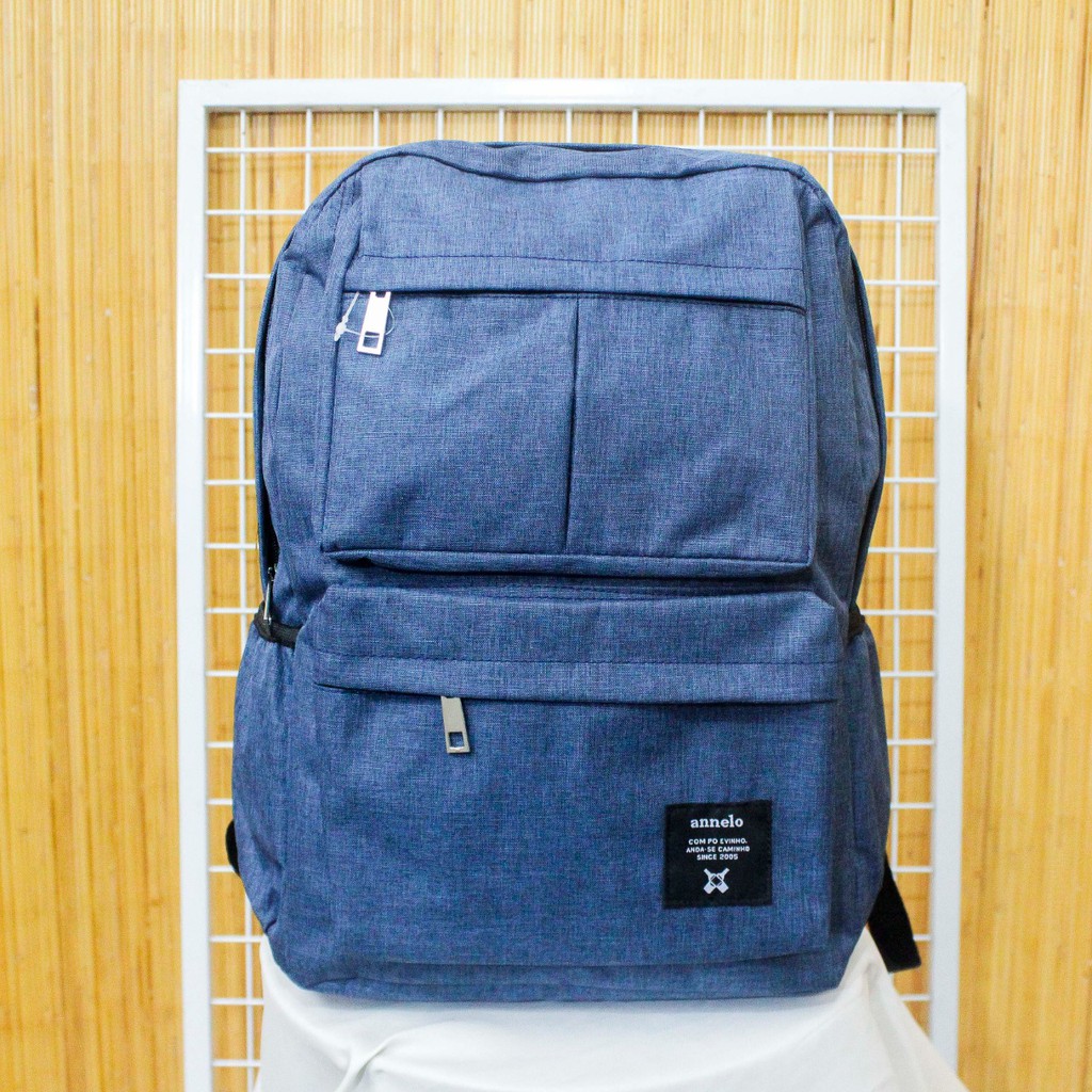 (TGS OLSHOP) - Ransel Pria Backpack Laki Laki Tas Punggung Sekolah Kuliah Kerja Backpack Cowok Kanvas Murah