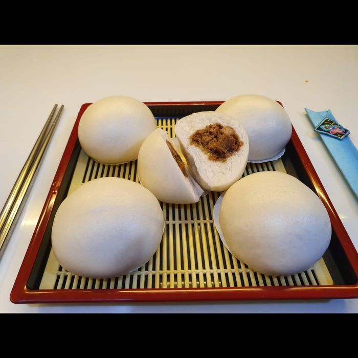 

bakpao jamur Vegetarian / Bao zi / bak Pao jamur isi 6