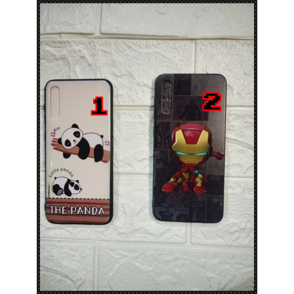 CASE SAMSUNG A30 S MOTIF KARTUN MANIS CUTTE THE PANDA HERO IRON