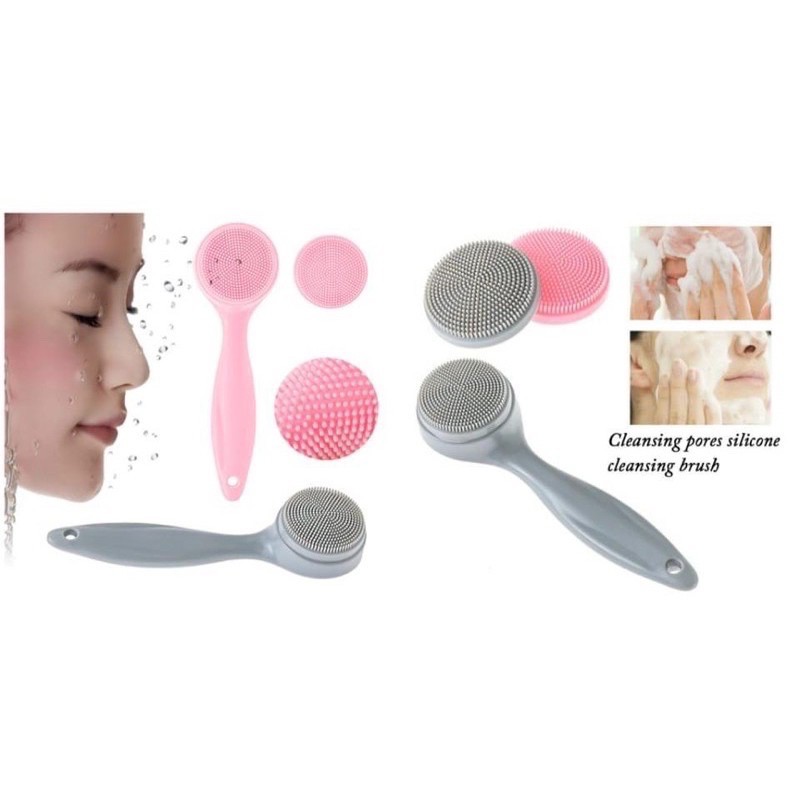 Sikat Wajah Silicone Facial Cleansing Brush