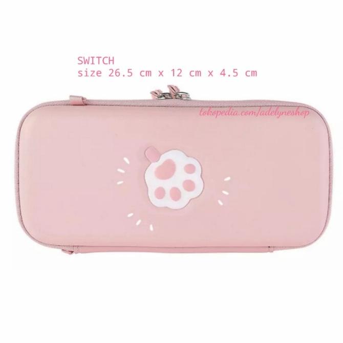 Nitendo Switch Carrying Case Bag Popsicle Cat Paw - SWITCH PINK