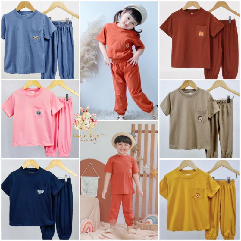 Setelan Anak Jojo Unisex Smilee 1-5 Tahun