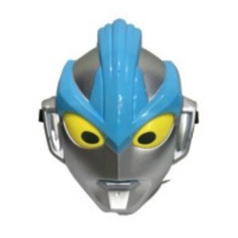 Topeng Cosplay Ultraman Ginga biru dan Ultraman Orb ada lampu dan suara