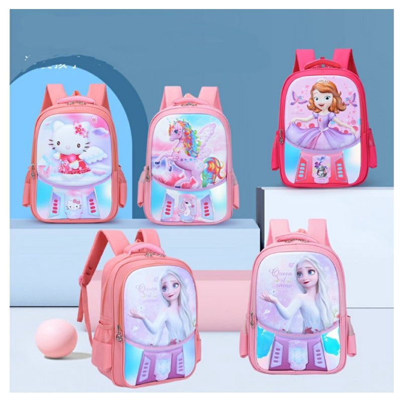 Tas Anak Sekolah 3D / embos