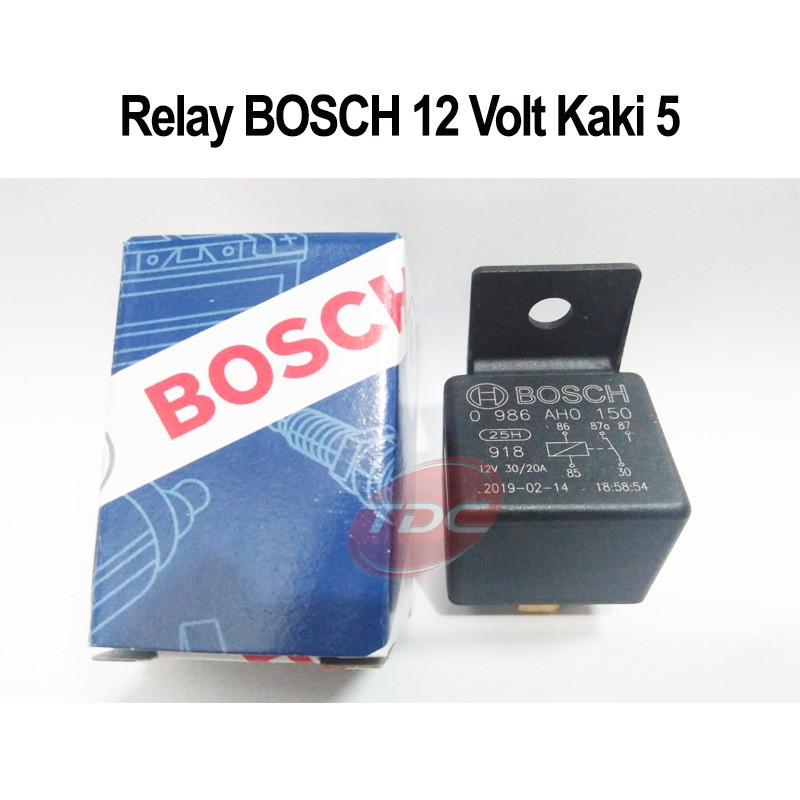 Relay Klakson Mobil 4 Kaki 5 Kaki 12v Dan 24v Asli Original Bosch