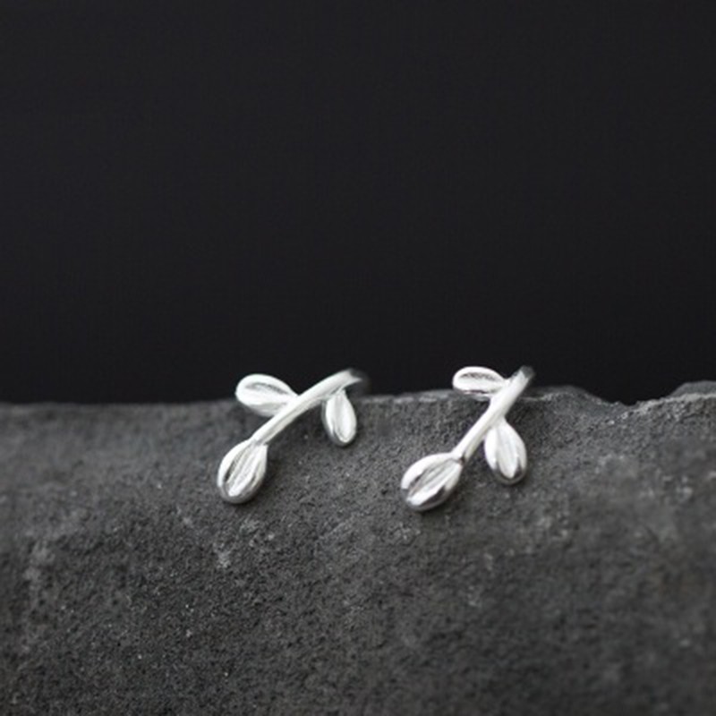 925 anting perak sterling anting-anting wanita dengan perhiasan fashion berlian-H