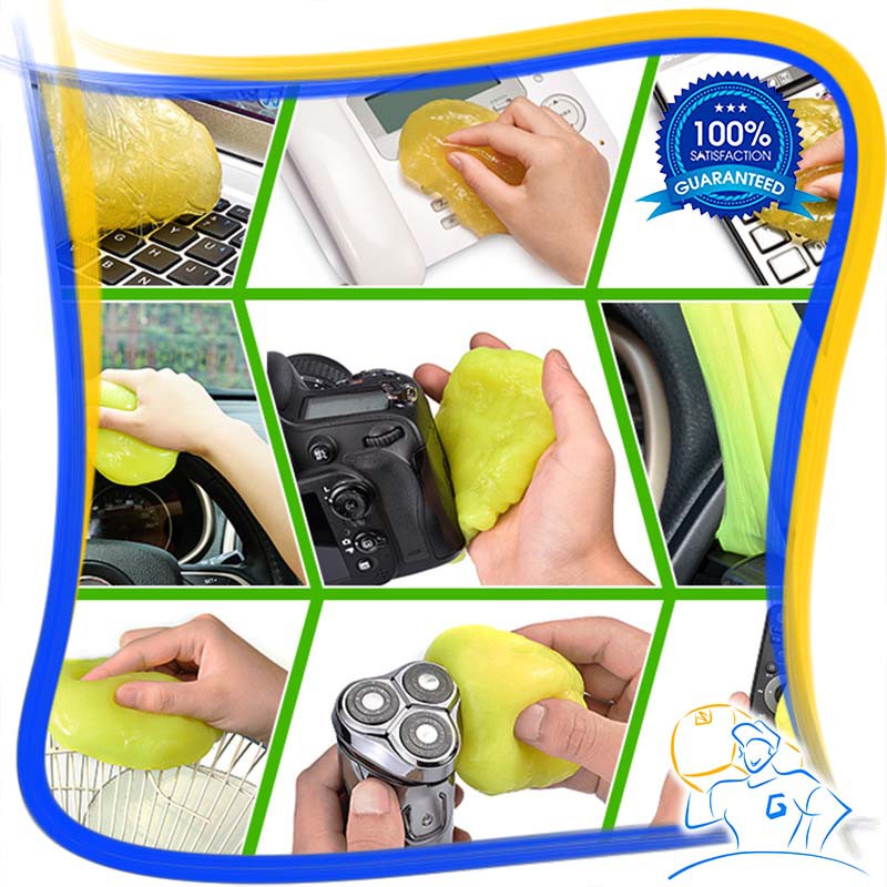 Slime Gel Pembersih Debu Keyboard Super Clean Jelly Dashboard VentMobil Serbaguna Cleaning Slime Gel