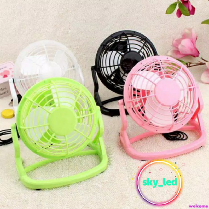 Kipas Angin Portable / Kipas Angin USB / Kipas Angin Mini / Mini Fan / Kipas USB Plastik