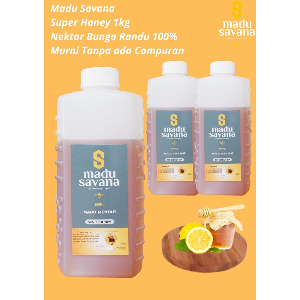 

Savana Super Honey Madu Murni . Madu 1 kg . Madu Asli