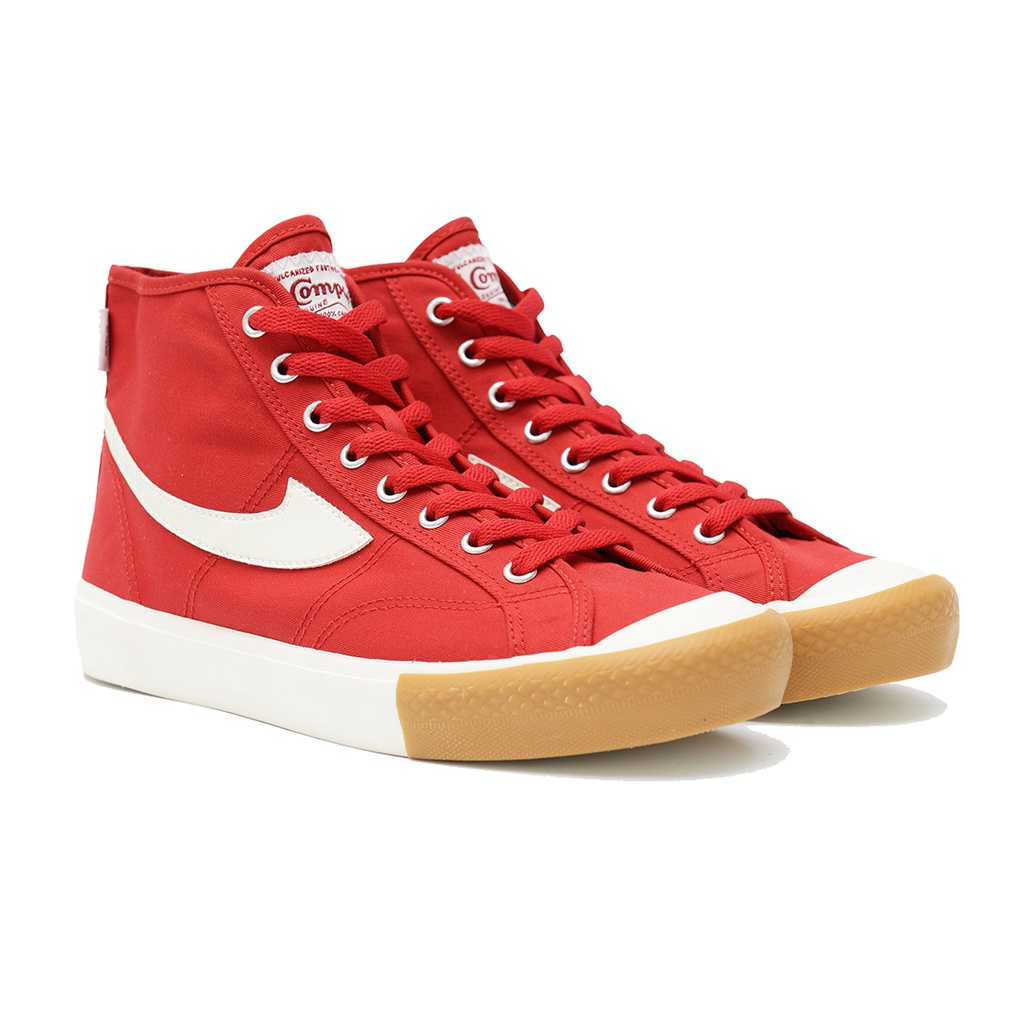 Sepatu Compass Gazelle Series Hi Low Red Gum Colour-5