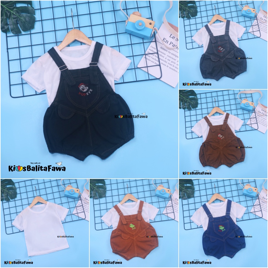 Celana Kodok Levis uk Bayi 3-12 Bulan / Setelan Kaos Baby Celana Baju Kodok Jeans Levis Overall