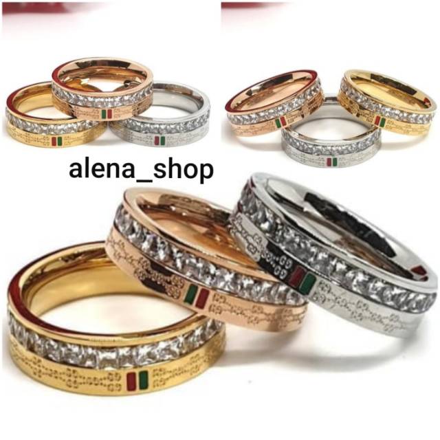 [GROSIR] Cincin Diamond Titanium Premium