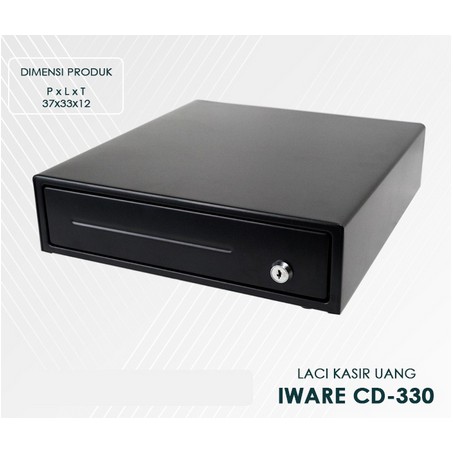 IWARE / ISCAN LACI KASIR CD-330 / CASH DRAWER CD330  / LACI UANG EPPOS RJ- 11