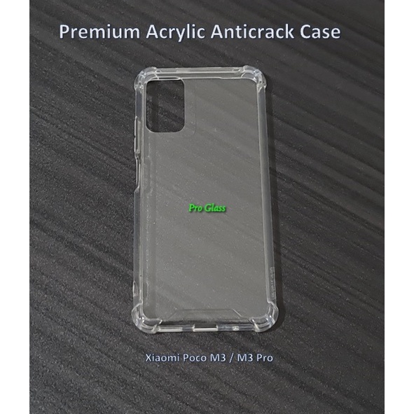 Xiaomi Poco M3 / M3 Pro Anticrack / Anti Crack / ACRYLIC Case Premium