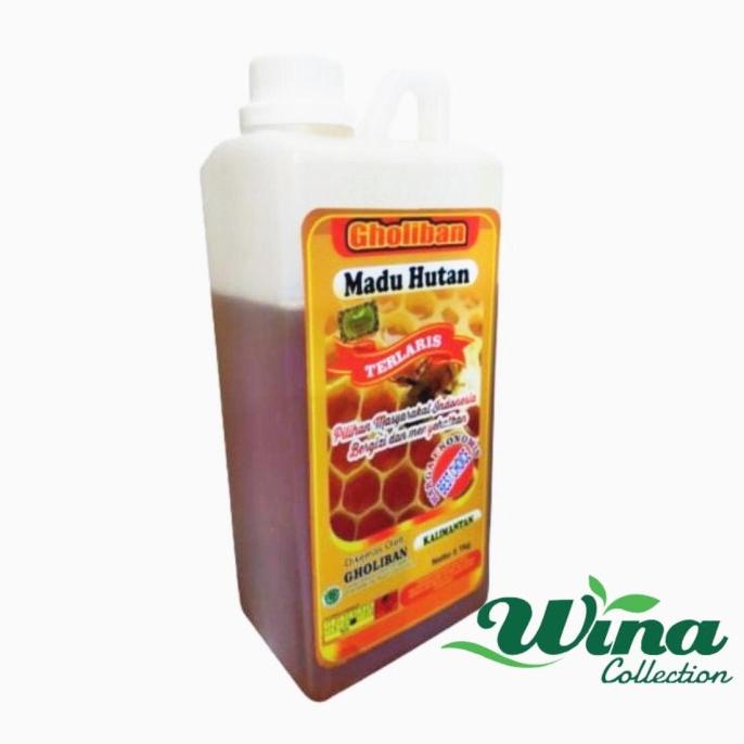 

Madu Hutan Gholiban Plus Bee Pollen 1kg