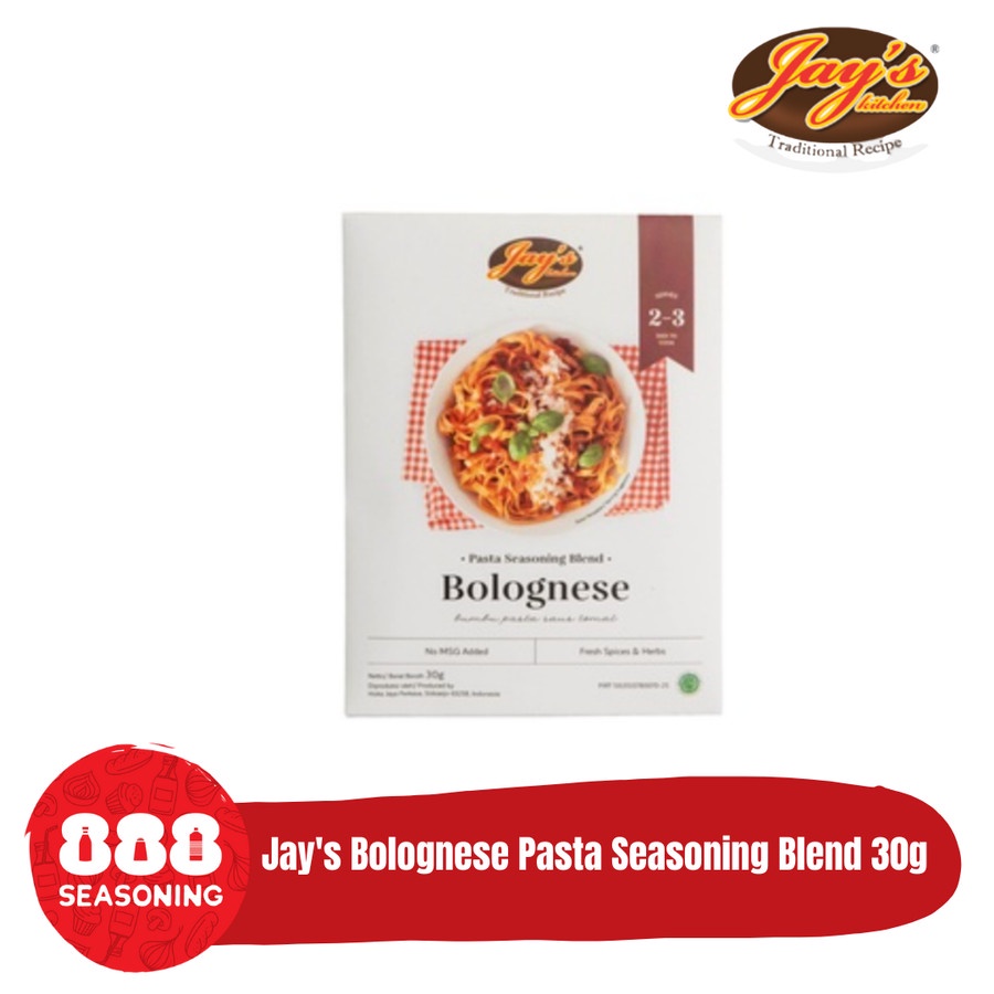 Jual JAY'S JAYS BOLOGNESE PASTA SEASONING BLEND (Bumbu Pasta Saus Tomat