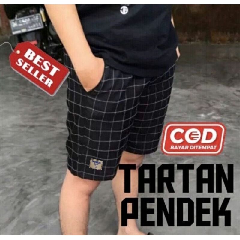 Celana tartan kotak-kotak pendek anak laki-laki / Celpen harian motif anak cowok terlaris