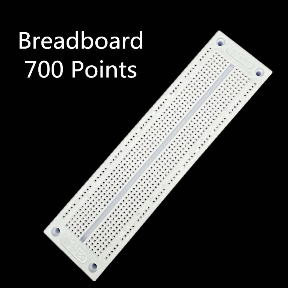 Papan Roti Agustina 700titik DIY Circuit Board SYB-120 Solderless Untuk PCB arduino