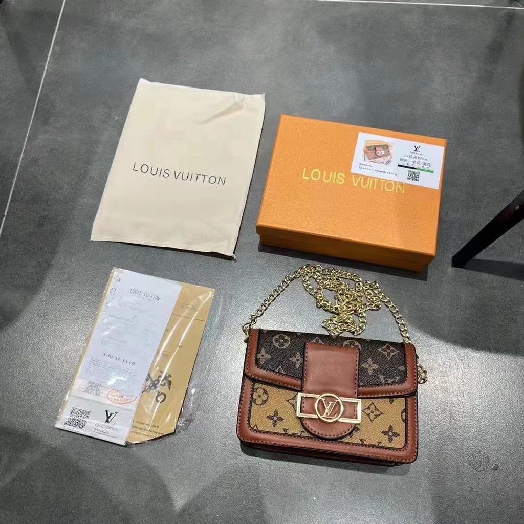 Olsh542 Tas Selempang Lv Wanita Import Model Kekinian Fashion korea Terbaru Original Box & invoice