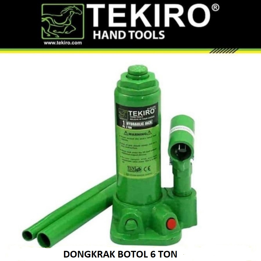 Dongkrak Botol 6 Ton Tekiro Hydraulic Bottle Jack Mobil Tekiro Tool