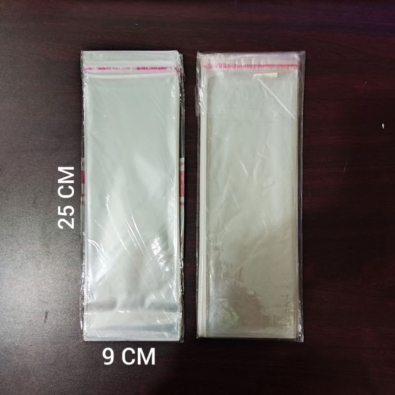 Plastik Undangan / OPP Lem 9 x 25 CM
