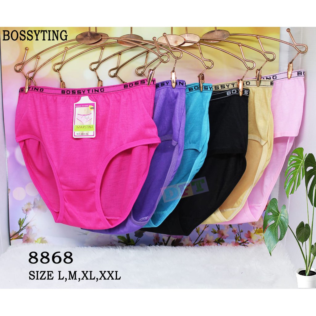 VS - Undies celana dalam wanita polos &amp; renda size M,L,XL,XXL