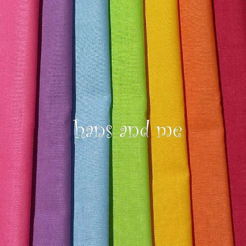 Jual Kain Perca Katun Polos 25 30cm Per Set Shopee Indonesia