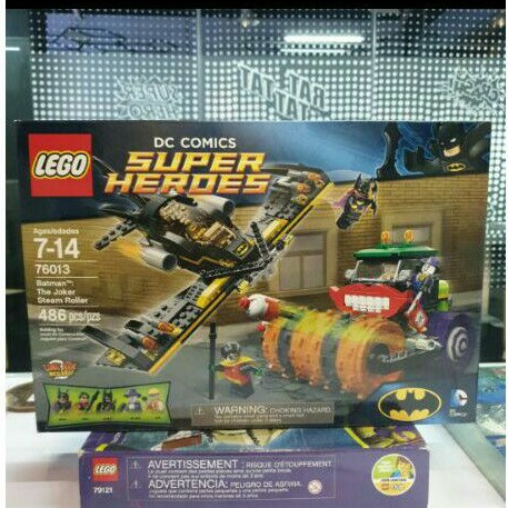 Lego DC Comics Super Heroes Batman The Joker Steam Roller 76013 Original