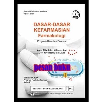 TERBARUU Buku Dasar-Dasar Kefarmasian Farmakologi SMK - Aster Nila TERBARU