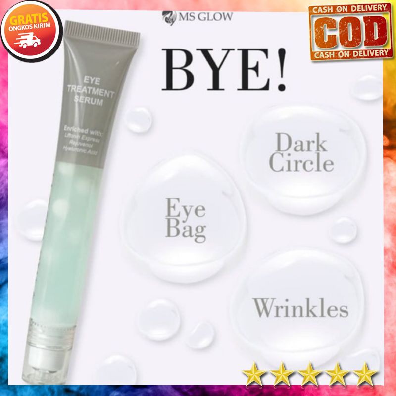 [COD / Bayar Ditempat] MS GLOW EYE DARK CIRCLE CREAM / MS GLOW EYE CREAM / cream mata ms glow / seru