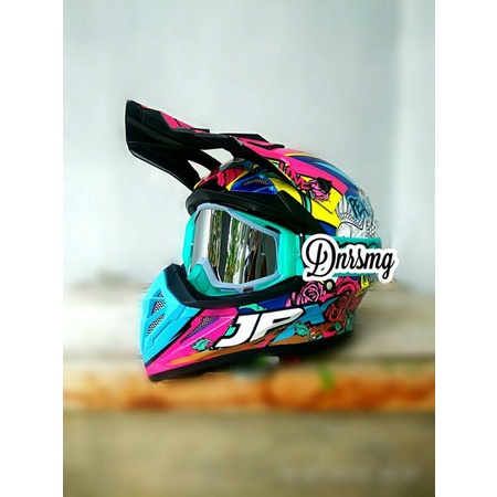 Kacamata Google Motor Cross Adventure Biru Tosca MX Goggle