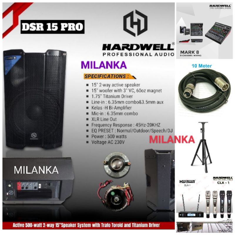 PAKET SOUND SYSTEM KARAOKE HARDWELL ORIGINAL TERBAIK