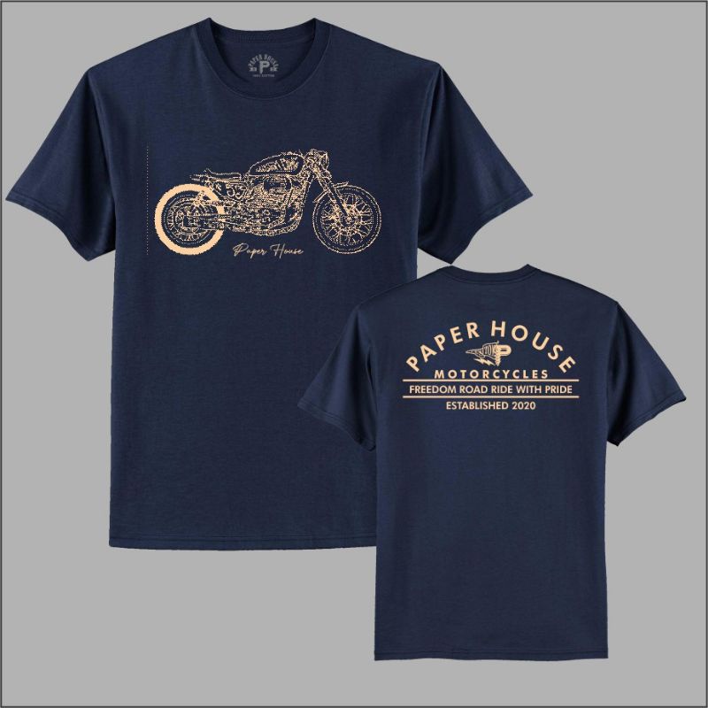 KAOS MOTORHEAD/KAOS CUSTOM/KAOS MOTOR/KAOS DISTRO ORIGINAL PRIA/TSHIRT KOMUNITAS