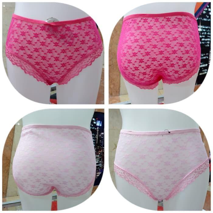 HEMAT CELANA DALAM WANITA SEKSI TRANSPARAN FIT XXL 