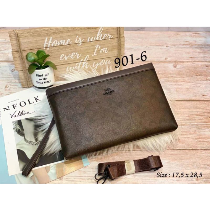 Dompet clutch coach selempang wanita