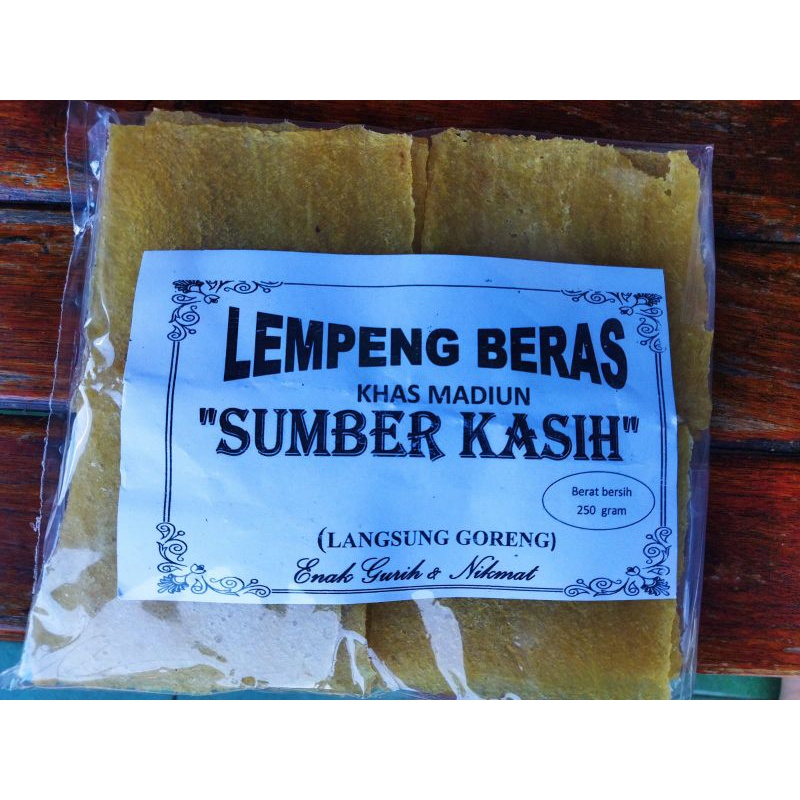 

LEMPENG BERAS KHAS MADIUN