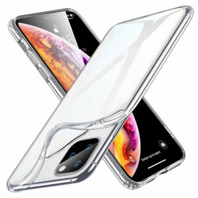 Silicone Iphone 11 12 13 14 pro max 12 13 mini 7 8 X Xs Max XR 14 Plus Soft clear case casing cover bening transpara