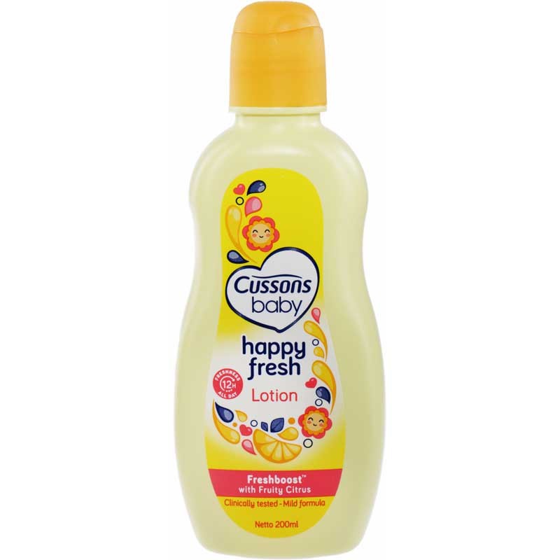 Cussons Baby Lotion Happy Fresh - Lotion Bayi 200ml 7242