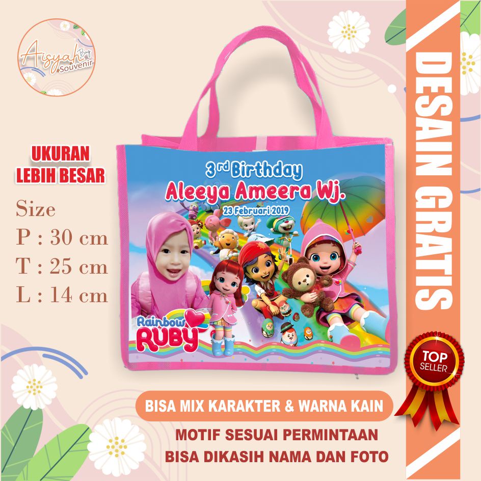

TAS ULTAH / TAS SOUVENIR ULTAH / TAS ULANG TAHUN / GOODIE BAG / GOODIE BAG ULTAH
