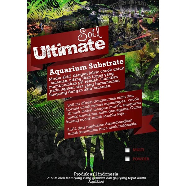 ULTIMATE SOIL AQUARIUM AQUASCAPE AKUARIUM 1 KG