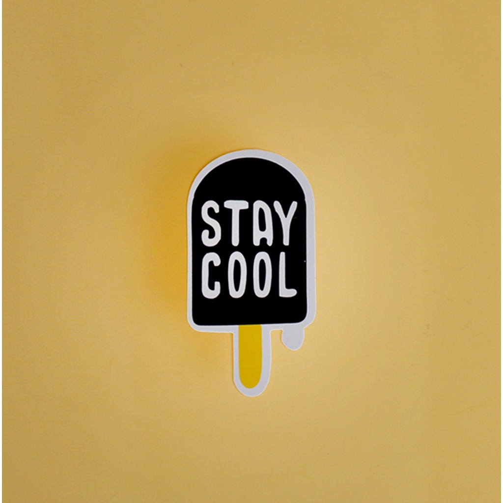 STIKER GRAFTAC - STAY COLL - STIKER AESTHETIC LAPTOP, AKSESORIS HP, ANTI AIR, MOTIF,HELM.