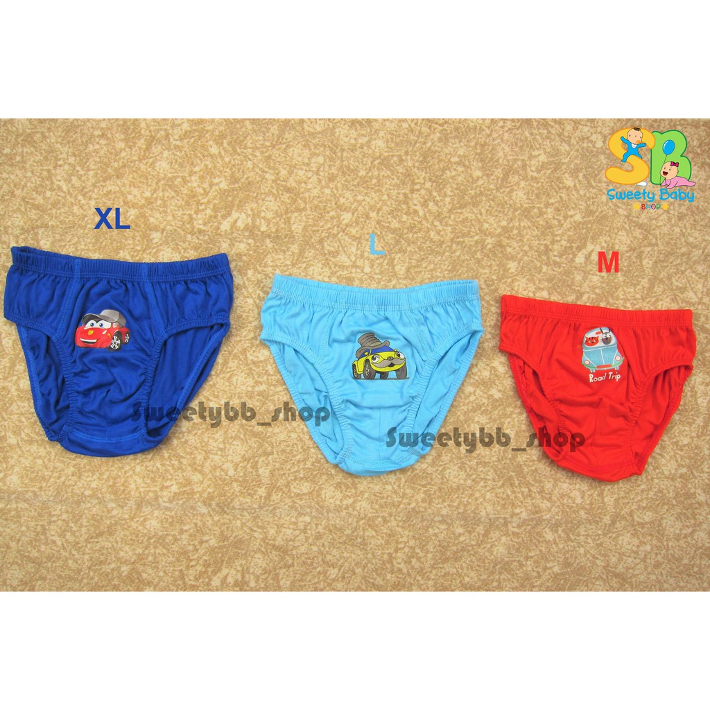 6 PCS CELANA DALAM ANAK LAKI LAKI / PAKAIAN DALAM ANAK (M , L ,XL)