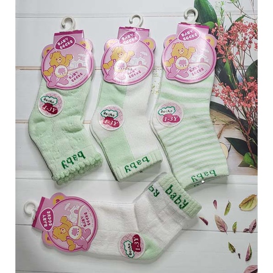 kaos kaki baby 8-13 cm 0-2 tahun premium quality