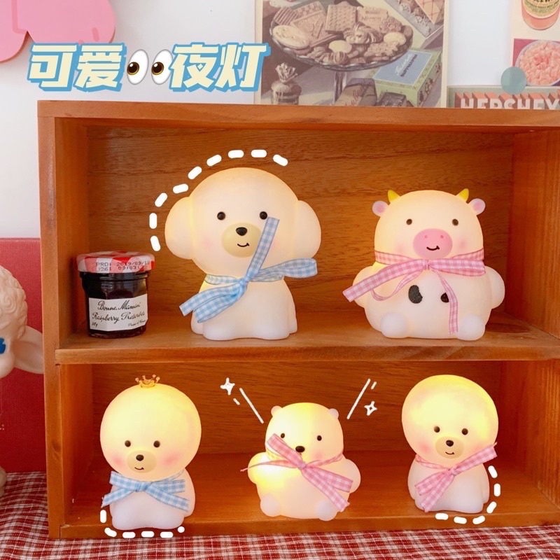 cute table lamp portable lamp lampu kawai imut