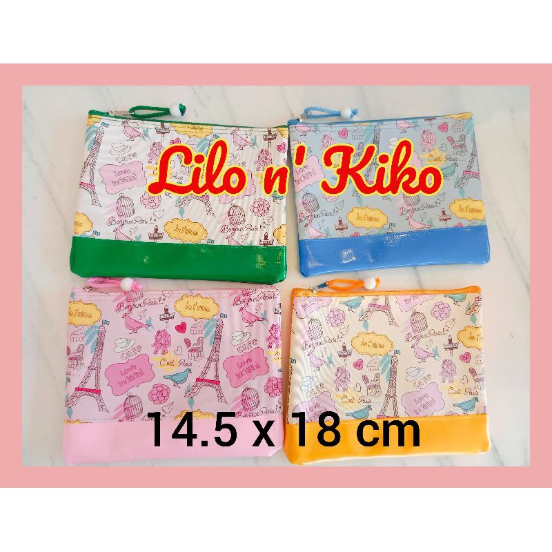 

Map Dokumen Resleting Fancy Paris / Zipper Bag A5/1 slt/ Pouch