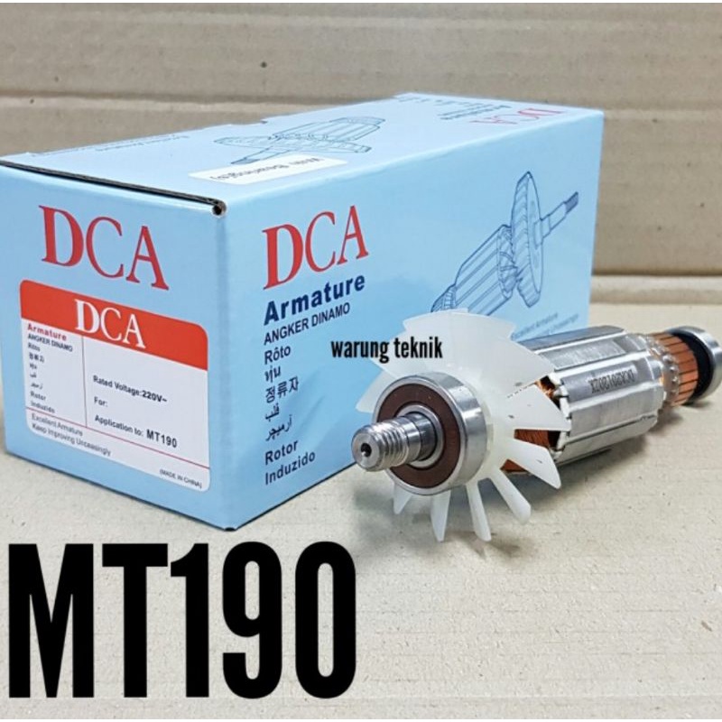 ARMATUR DCA MT 190  MESIN KETAM.MAKTEC / JANTUNG MESIN KETAM MAKTEC MT 190