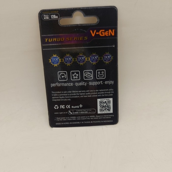 V-gen 128 Gb Micro Sd Vgen 128 Gb Class 10 Turbo Memory Card Original