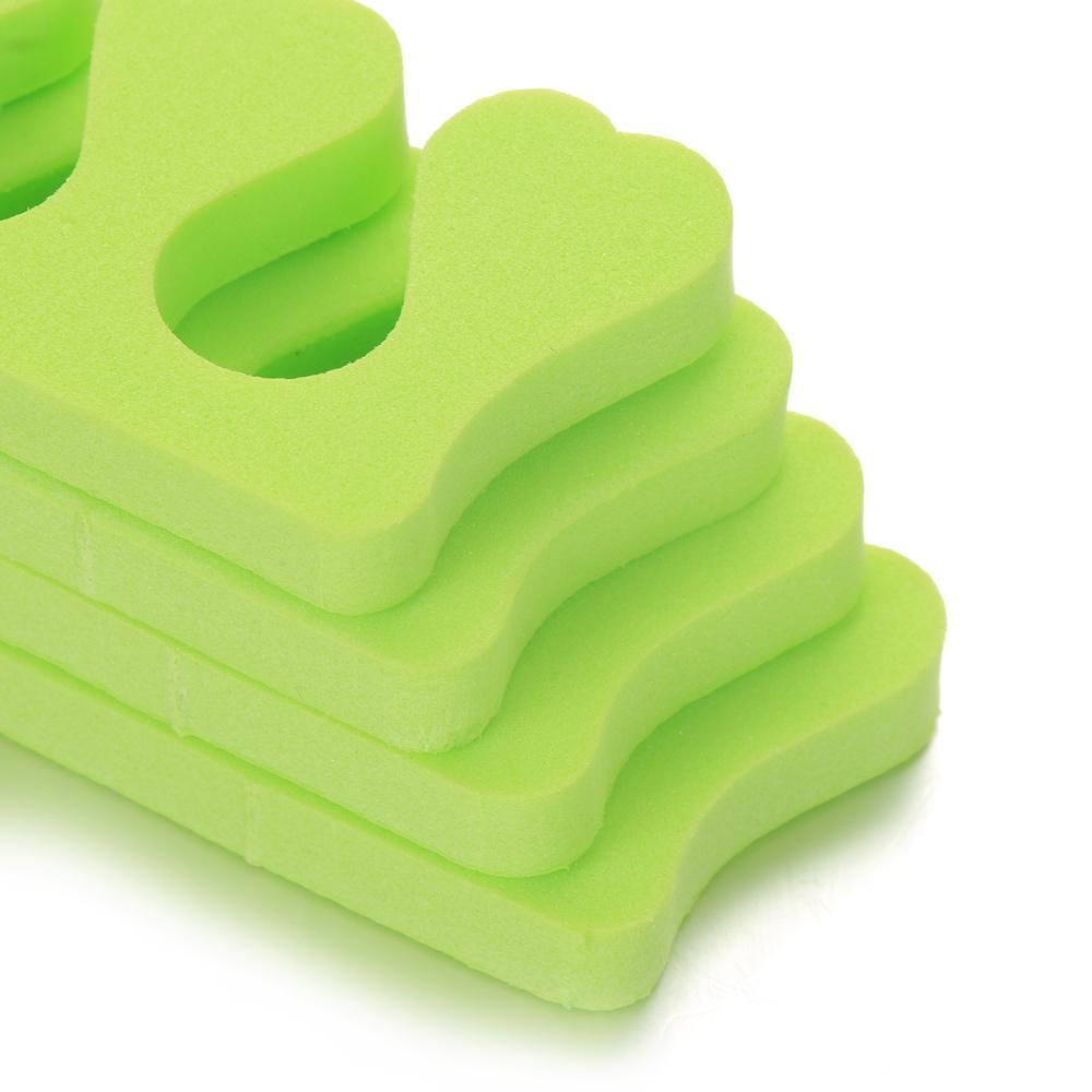 Top 50Pcs Warna Random Pemisah Jari Jari Jari Jari Kecantikan Pedicure Busa Spons Lembut